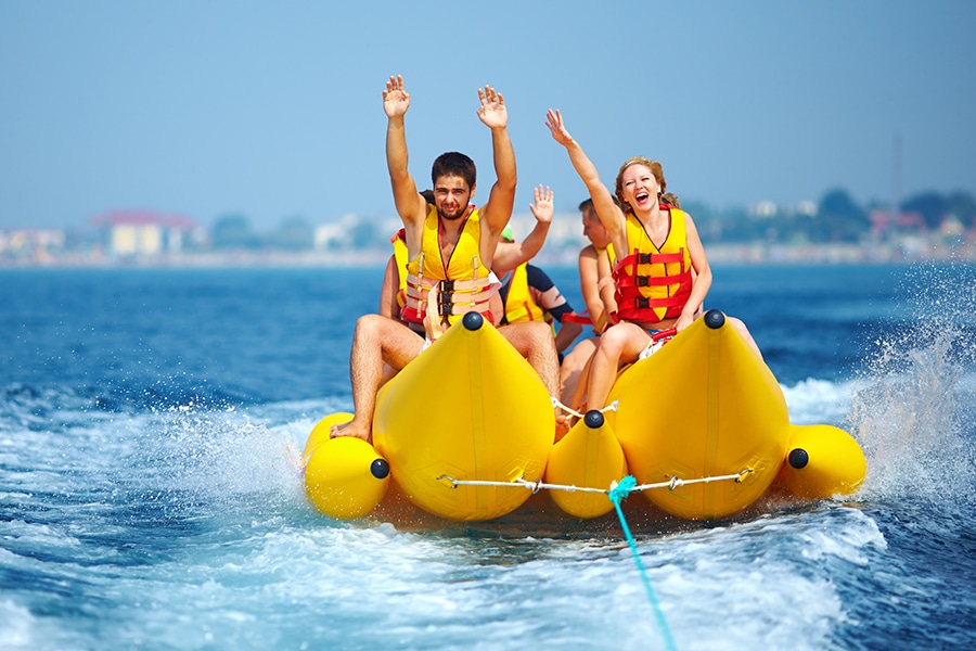 banana boat rides Dubai